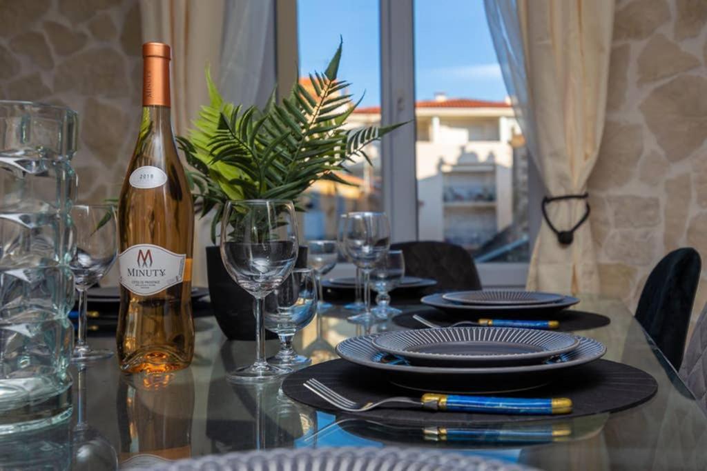 Penthouse Loft 5Min Palais Des Festivals And Beach Terrace View On Castle كان المظهر الخارجي الصورة