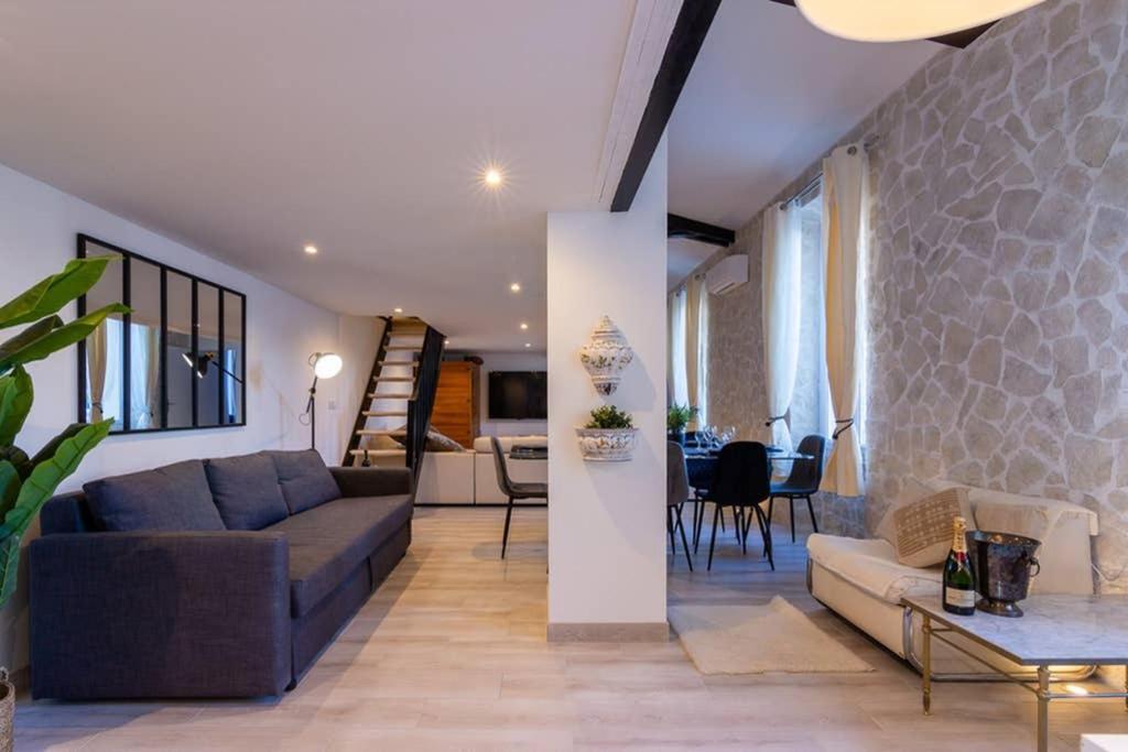 Penthouse Loft 5Min Palais Des Festivals And Beach Terrace View On Castle كان المظهر الخارجي الصورة